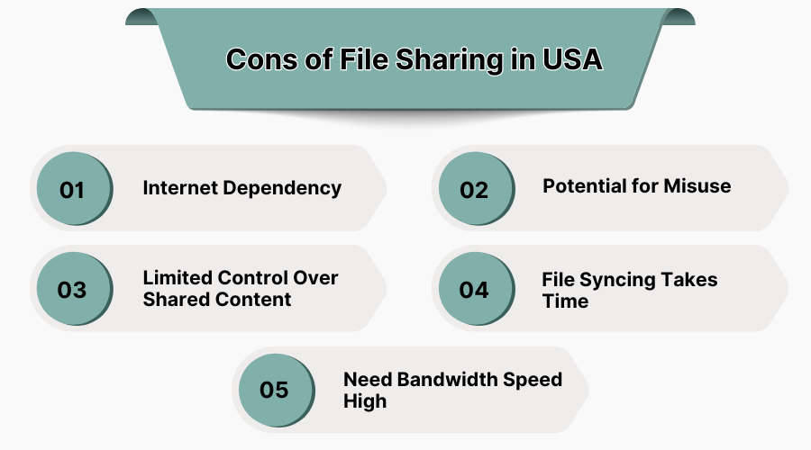 Cons of File Sharing in the USA